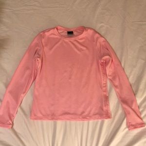 Pink long sleeve Nike shirt